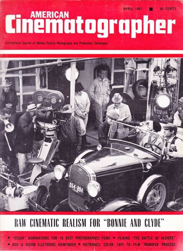 AMERICAN CINEMATOGRAPHER magazine side cover Issue 574 April 1967
