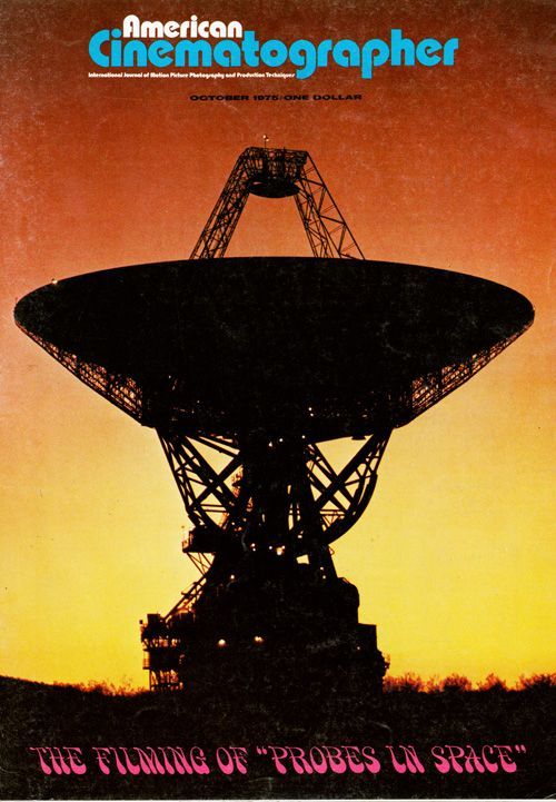 AMERICAN CINEMATOGRAPHER magazine side cover Issue 676 October 1975