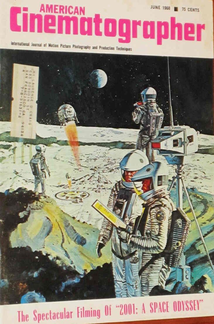 AMERICAN CINEMATOGRAPHER magazine side cover Issue 588 June 1968