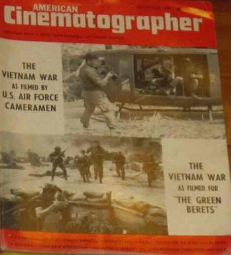 AMERICAN CINEMATOGRAPHER magazine side cover Issue 591 September 1968