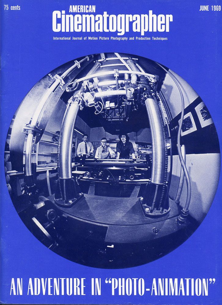 AMERICAN CINEMATOGRAPHER magazine side cover Issue 600 June 1969