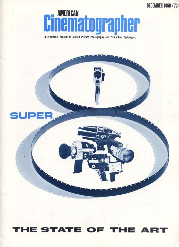 AMERICAN CINEMATOGRAPHER magazine side cover Issue 606 December 1969