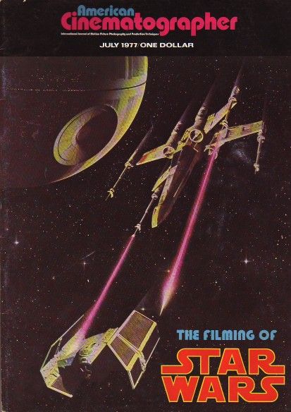 AMERICAN CINEMATOGRAPHER magazine side cover Issue 697 July 1977
