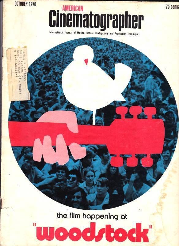 AMERICAN CINEMATOGRAPHER magazine side cover Issue 616 October 1970
