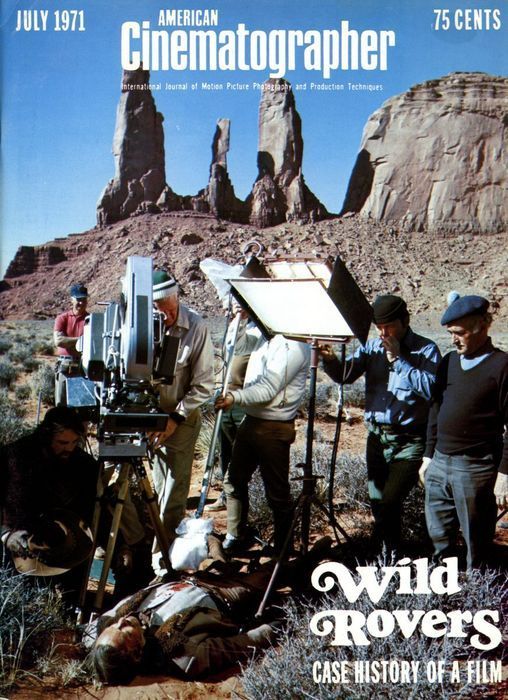 AMERICAN CINEMATOGRAPHER magazine side cover Issue 625 July 1971