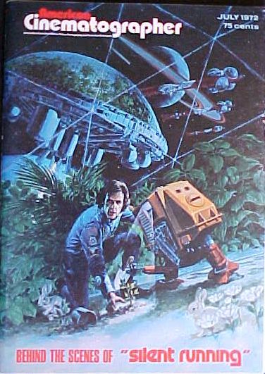 AMERICAN CINEMATOGRAPHER magazine side cover Issue 637 July - Vol. 53 #7 1972