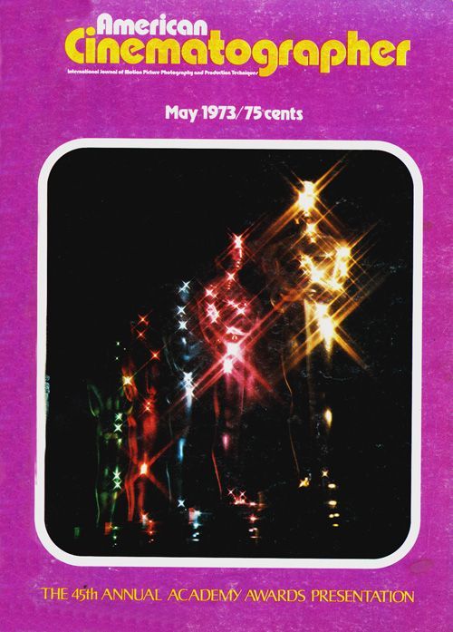 AMERICAN CINEMATOGRAPHER magazine side cover Issue 647 May - Vol. 54 #5 1973