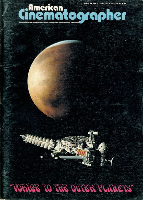 AMERICAN CINEMATOGRAPHER magazine side cover Issue 650 August - Vol. 54 #8 1973