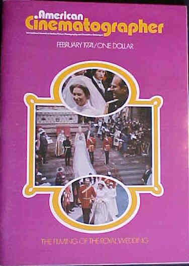 AMERICAN CINEMATOGRAPHER magazine side cover Issue 656 February - Vol. 55 #2 1974