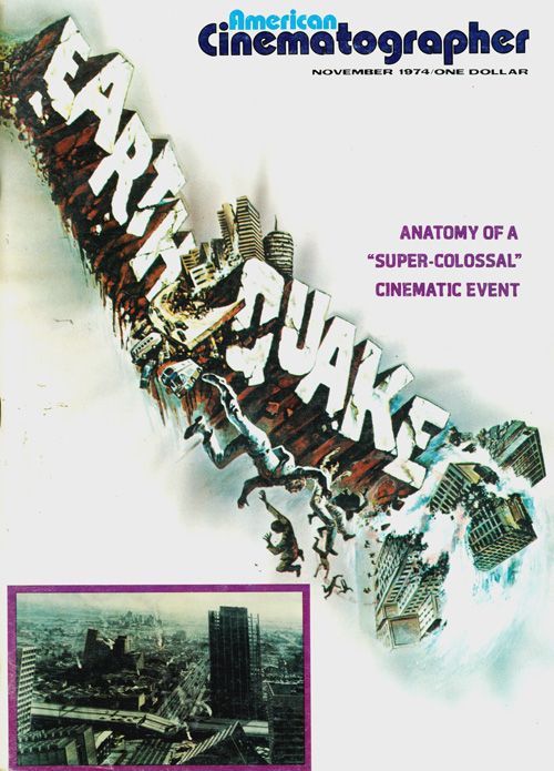 AMERICAN CINEMATOGRAPHER magazine side cover Issue 665 November 1974
