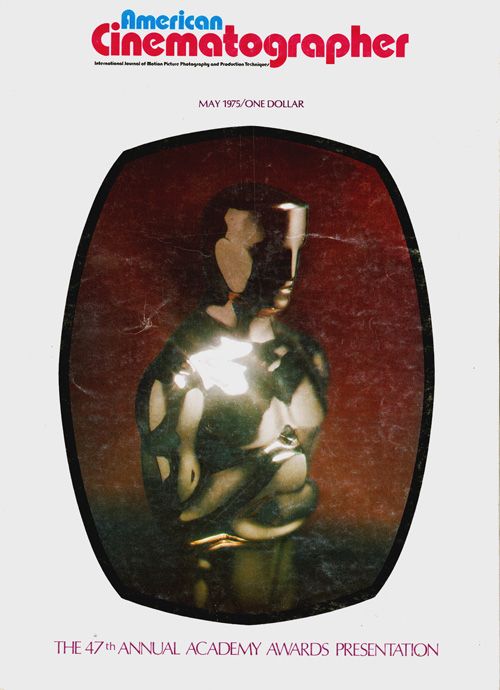 AMERICAN CINEMATOGRAPHER magazine side cover Issue 671 May 1975