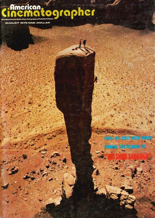 AMERICAN CINEMATOGRAPHER magazine side cover Issue 674 August 1975