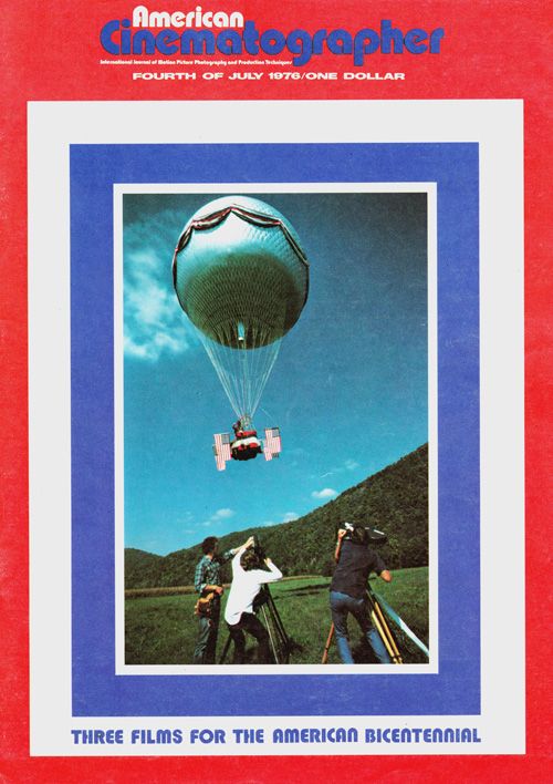 AMERICAN CINEMATOGRAPHER magazine side cover Issue 685 July 1976