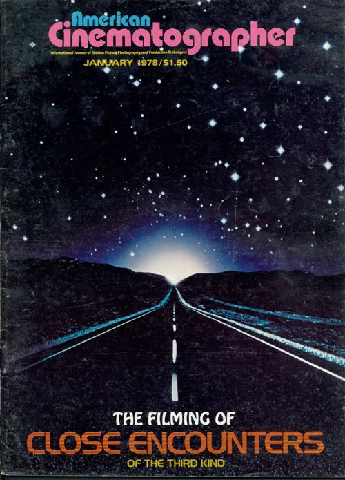 AMERICAN CINEMATOGRAPHER magazine side cover Issue 703 January 1978