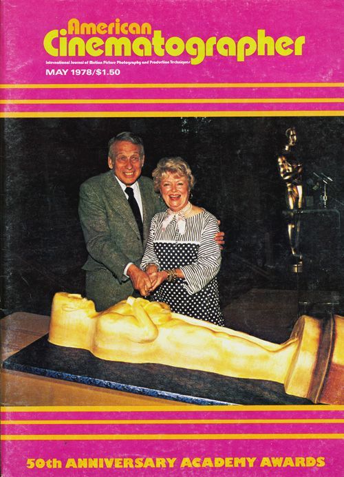 AMERICAN CINEMATOGRAPHER magazine side cover Issue 707 May 1978