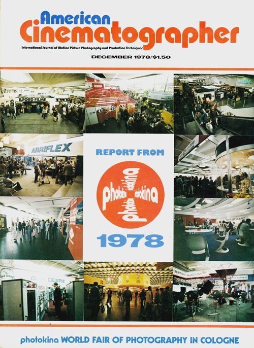 AMERICAN CINEMATOGRAPHER magazine side cover Issue 714 December 1978