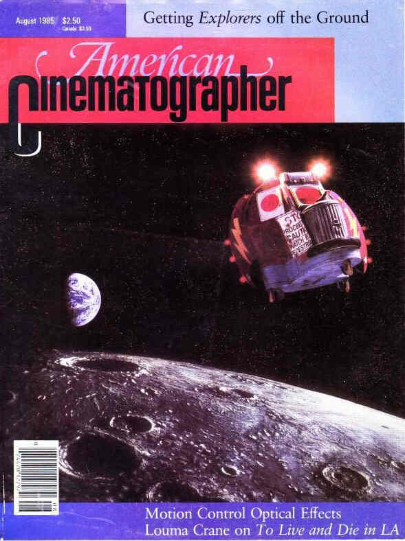 AMERICAN CINEMATOGRAPHER magazine side cover Issue 793 August 1985