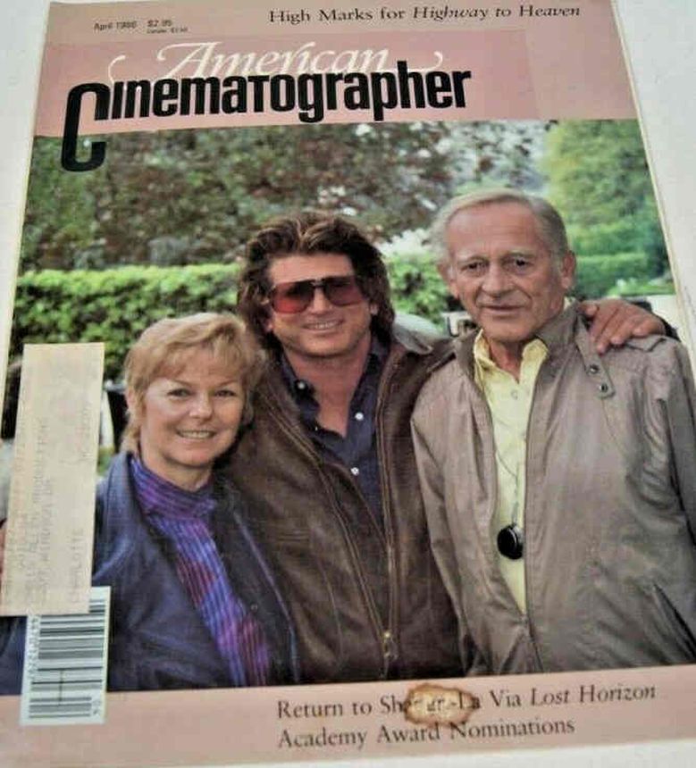 AMERICAN CINEMATOGRAPHER magazine side cover Issue 801 April 1986