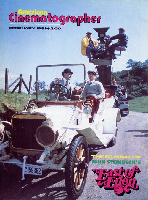 AMERICAN CINEMATOGRAPHER magazine side cover Issue 740 February 1981