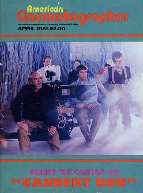 AMERICAN CINEMATOGRAPHER magazine side cover Issue 742 April 1981