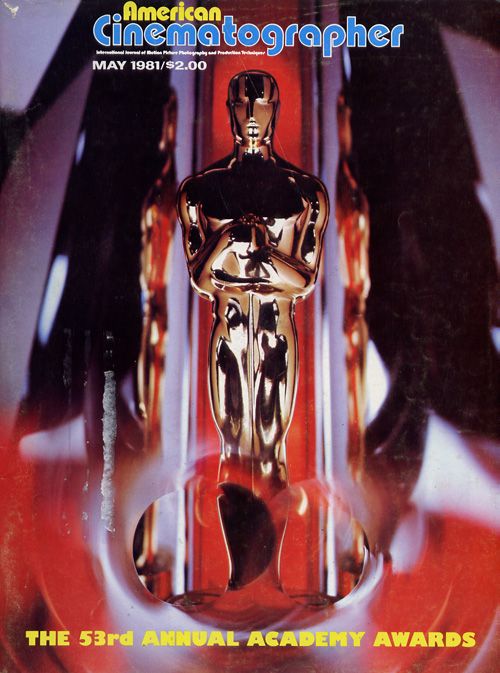 AMERICAN CINEMATOGRAPHER magazine side cover Issue 743 May 1981