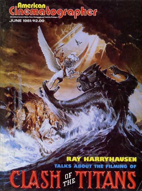 AMERICAN CINEMATOGRAPHER magazine side cover Issue 744 June 1981