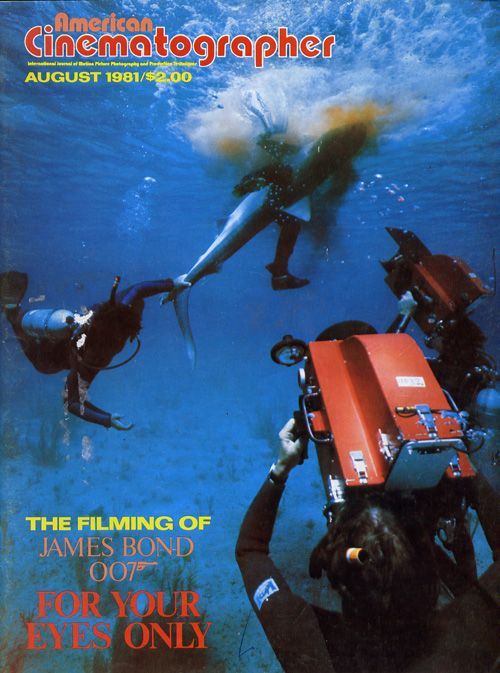 AMERICAN CINEMATOGRAPHER magazine side cover Issue 746 August 1981