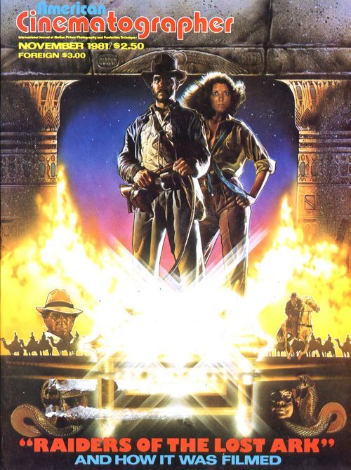 AMERICAN CINEMATOGRAPHER magazine side cover Issue 749 November 1981