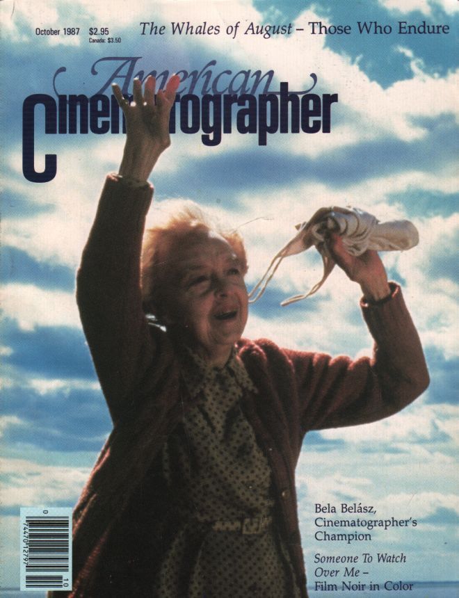 AMERICAN CINEMATOGRAPHER magazine side cover Issue 819 October 1987