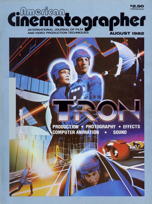AMERICAN CINEMATOGRAPHER magazine side cover Issue 758 August 1982