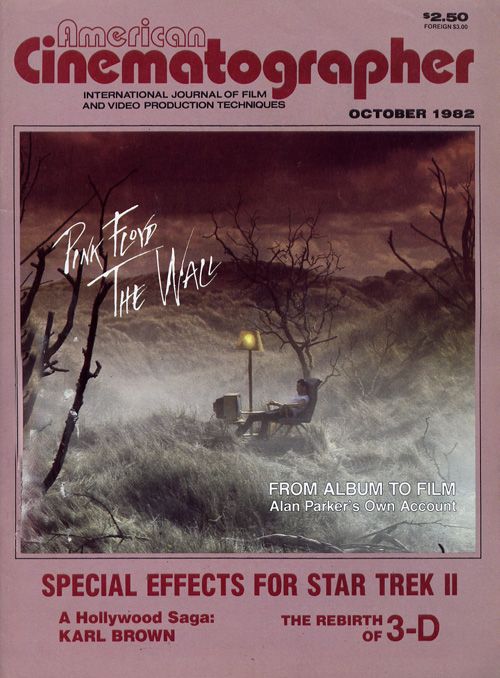 AMERICAN CINEMATOGRAPHER magazine side cover Issue 760 October 1982
