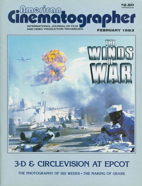 AMERICAN CINEMATOGRAPHER magazine side cover Issue 764 February 1983