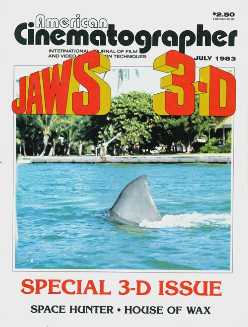 AMERICAN CINEMATOGRAPHER magazine side cover Issue 769 July 1983