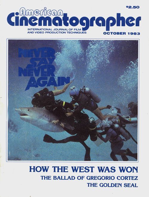 AMERICAN CINEMATOGRAPHER magazine side cover Issue 772 October 1983