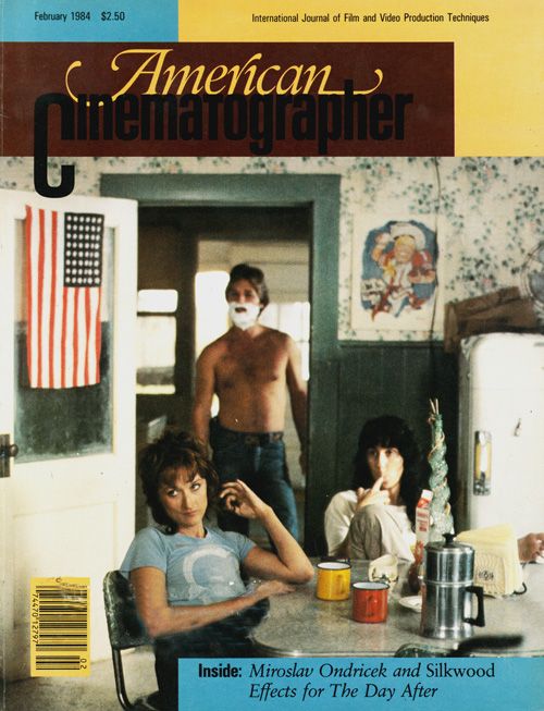 AMERICAN CINEMATOGRAPHER magazine side cover Issue 776 February 1984