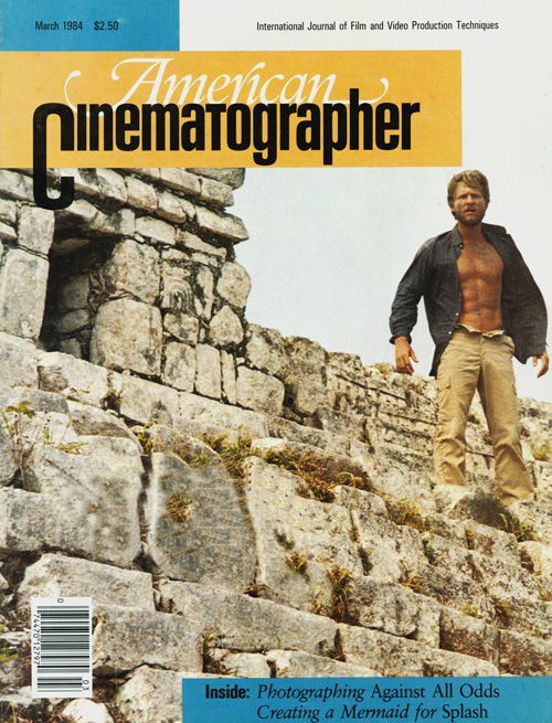 AMERICAN CINEMATOGRAPHER magazine side cover Issue 777 March 1984