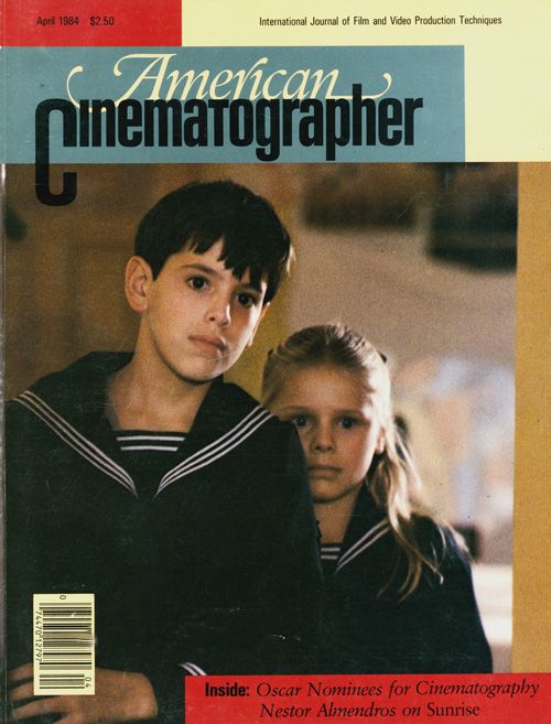 AMERICAN CINEMATOGRAPHER magazine side cover Issue 778 April 1984