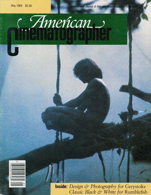 AMERICAN CINEMATOGRAPHER magazine side cover Issue 779 May 1984