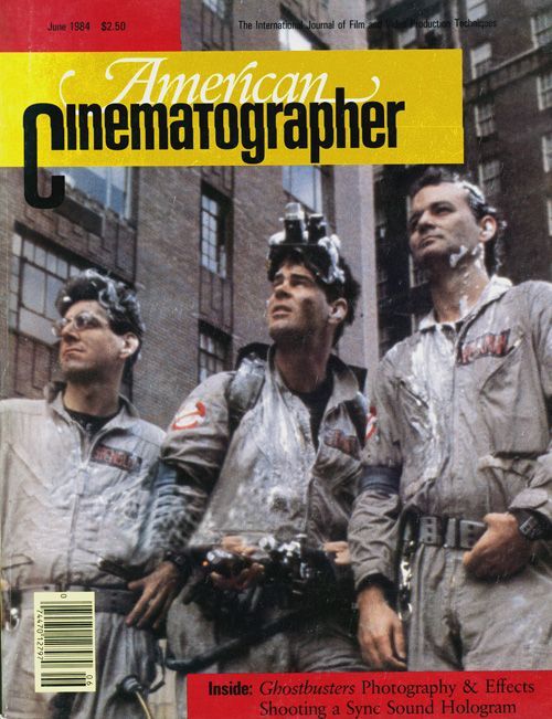 AMERICAN CINEMATOGRAPHER magazine side cover Issue 780 June 1984