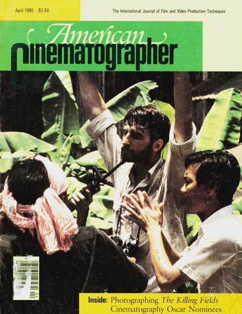 AMERICAN CINEMATOGRAPHER magazine side cover Issue 789 April 1985