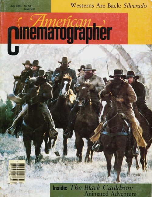AMERICAN CINEMATOGRAPHER magazine side cover Issue 792 July 1985