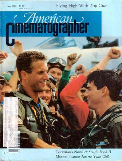 AMERICAN CINEMATOGRAPHER magazine side cover Issue 802 May 1986
