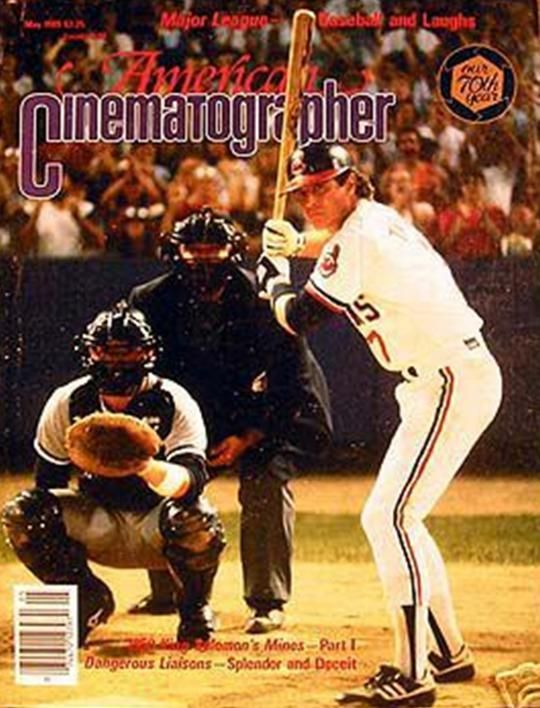 AMERICAN CINEMATOGRAPHER magazine side cover Issue 838 May 1989