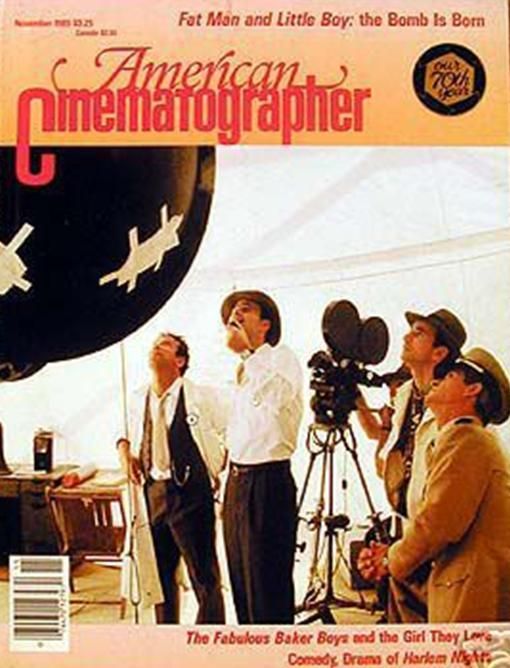 AMERICAN CINEMATOGRAPHER magazine side cover Issue 844 November 1989