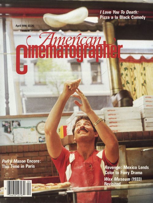 AMERICAN CINEMATOGRAPHER magazine side cover Issue 849 April 1990