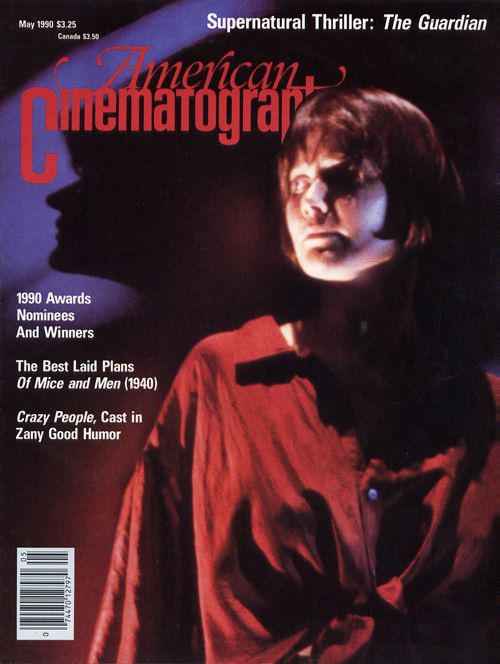 AMERICAN CINEMATOGRAPHER magazine side cover Issue 850 May 1990