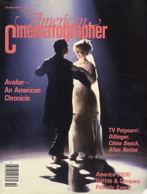 AMERICAN CINEMATOGRAPHER magazine side cover Issue 855 October 1990