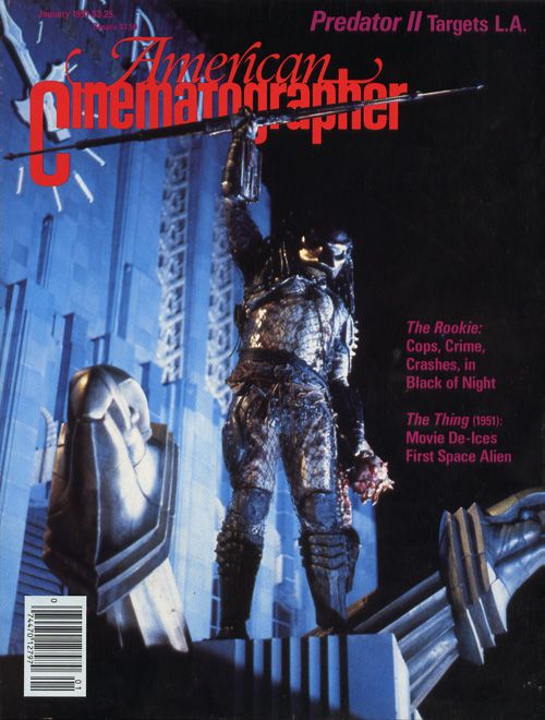AMERICAN CINEMATOGRAPHER magazine side cover Issue 858 January 1991