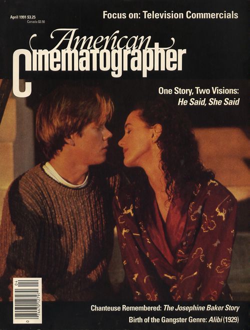 AMERICAN CINEMATOGRAPHER magazine side cover Issue 861 April 1991