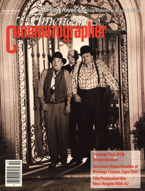 AMERICAN CINEMATOGRAPHER magazine side cover Issue 867 October 1991